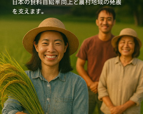 写真風のリアルなCG画像。農業の未来を支